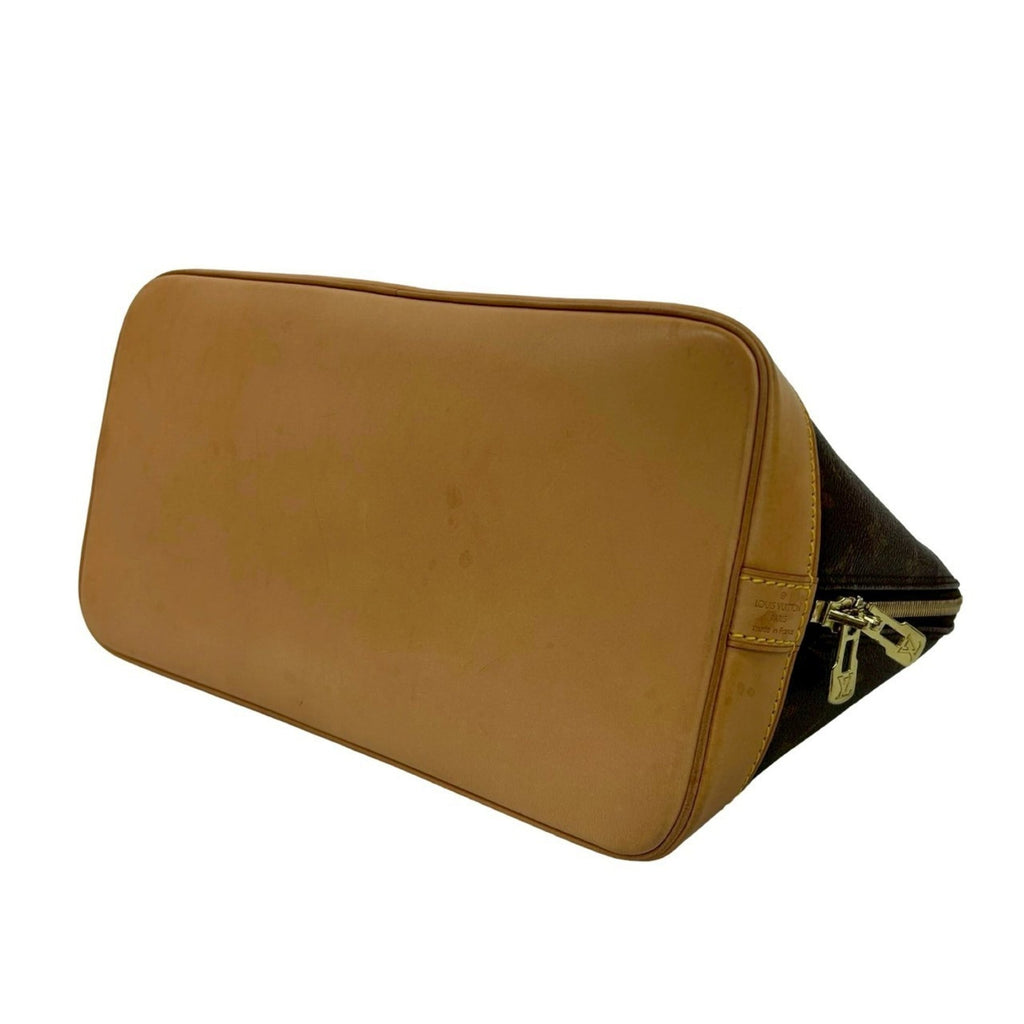 Louis Vuitton Brown Leather Pvc Boston Bag Handbag (Pre-Owned)