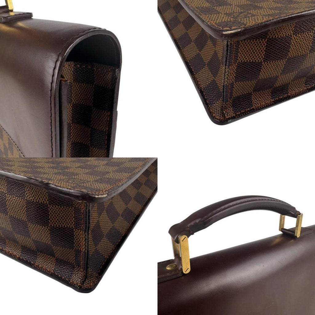 Louis Vuitton Brown Damier Canvas Handbag (Pre-Owned)
