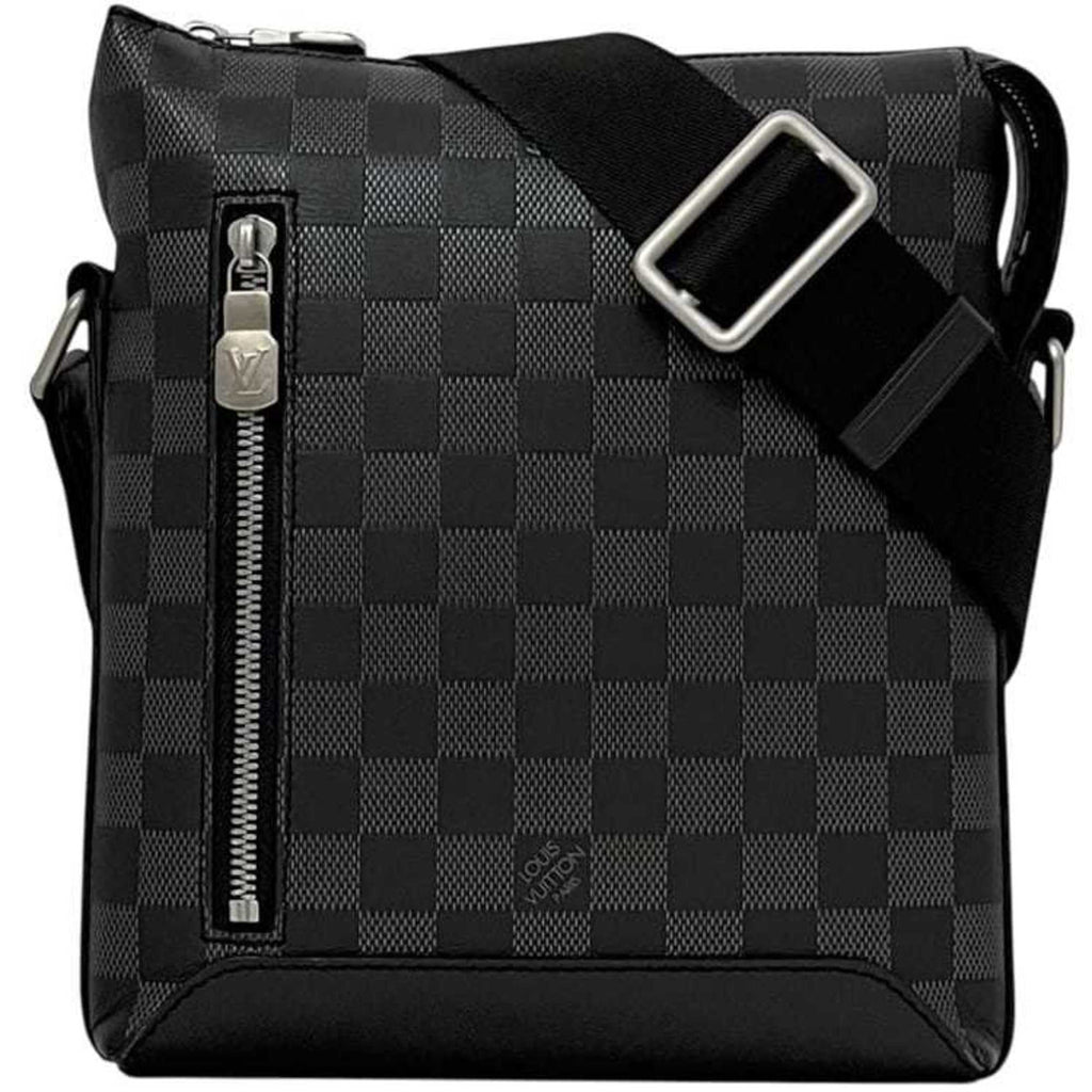 Louis Vuitton Black Damier Infini Leather Shoulder Bag (Pre-Owned)