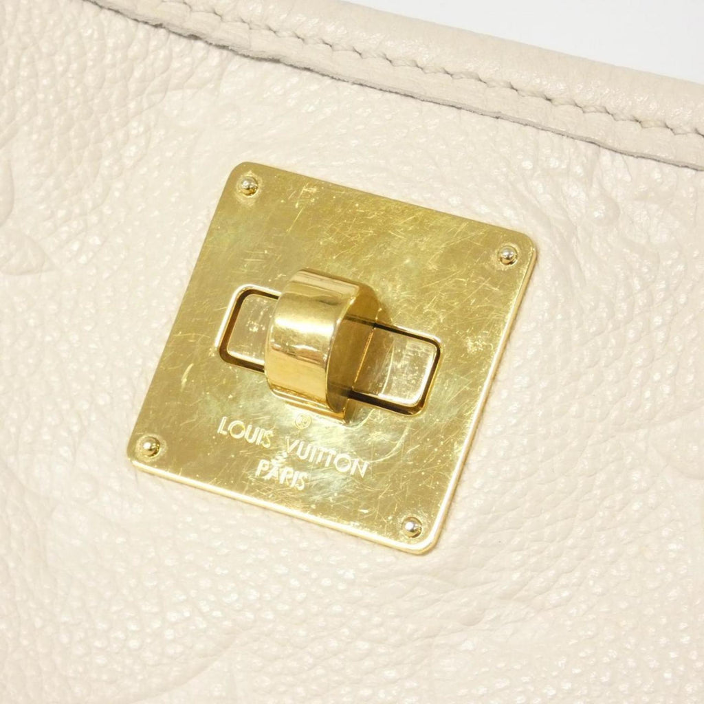 Louis Vuitton Beige Leather Handbag (Pre-Owned)