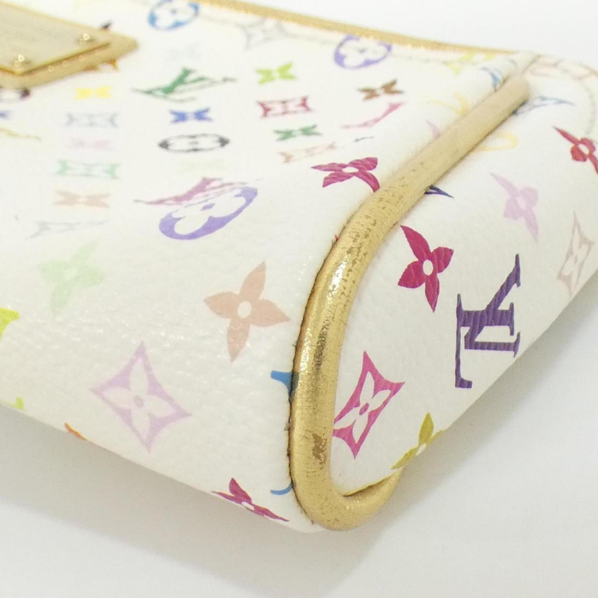Louis Vuitton White Coated Canvas Pouch (Pre-Owned)
