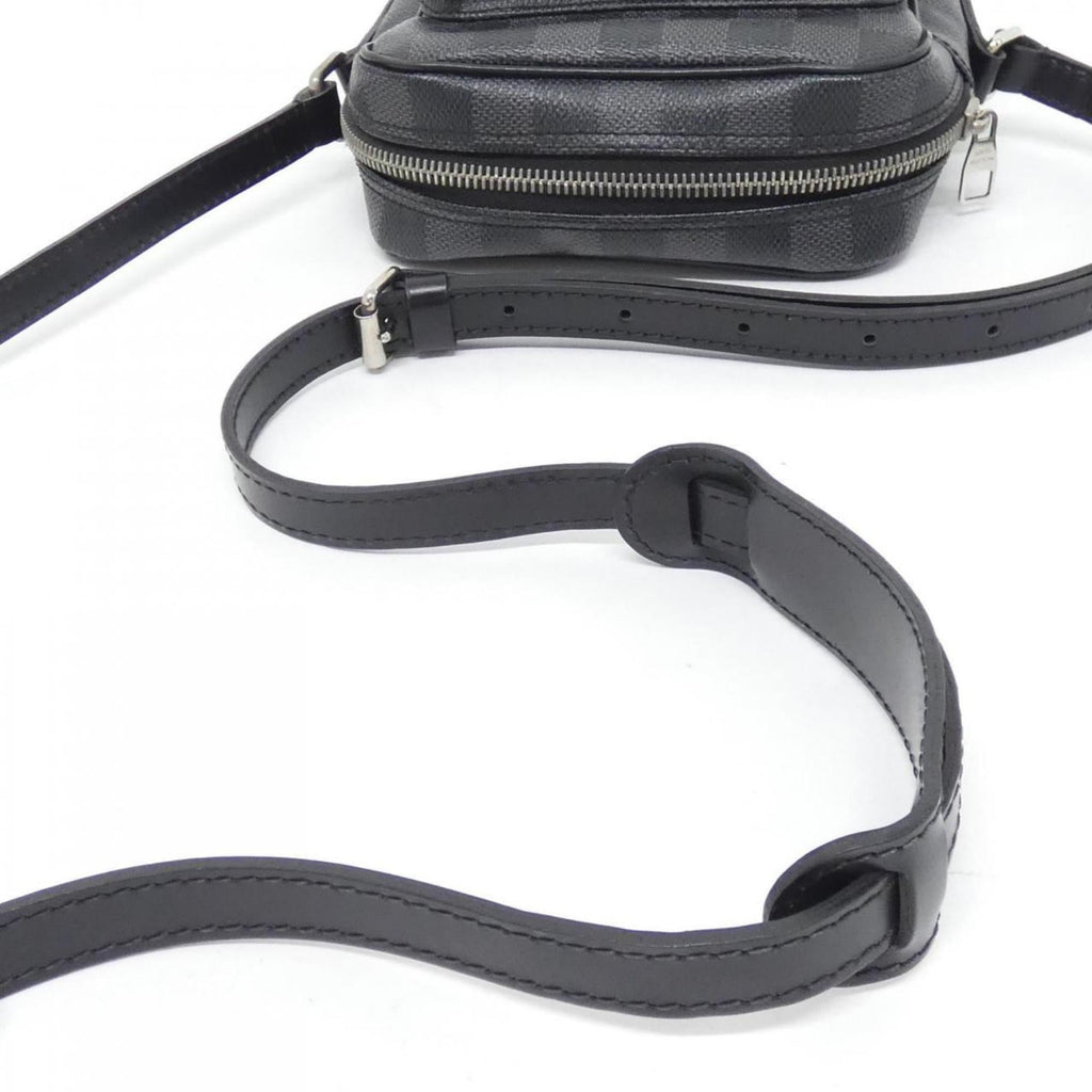 Louis Vuitton Graphite Coated Canvas Shoulder Bag (Pre-Owned)