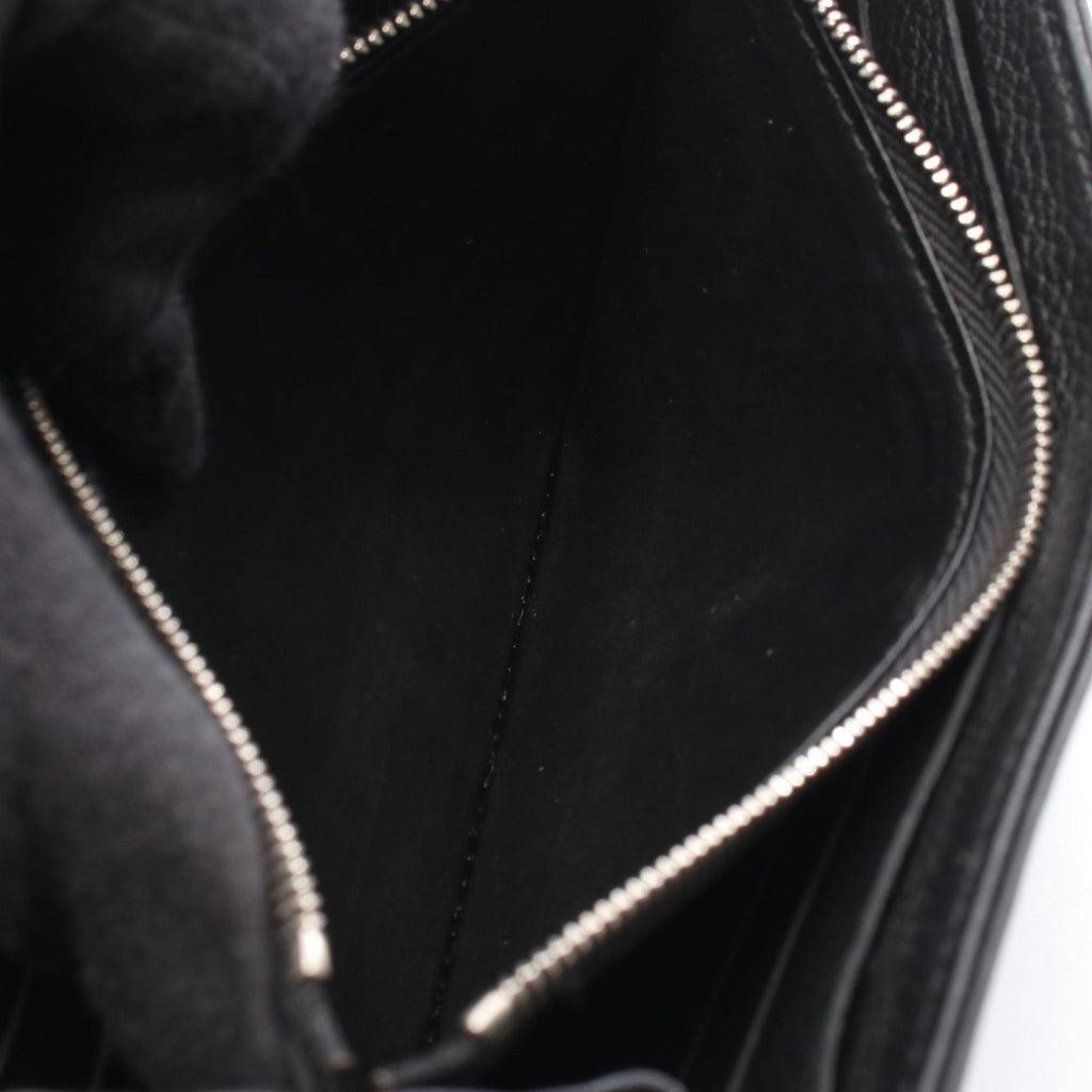 Louis Vuitton Black Noir Mahina Leather Leather Long Wallet (Bi-Fold) (Pre-Owned)