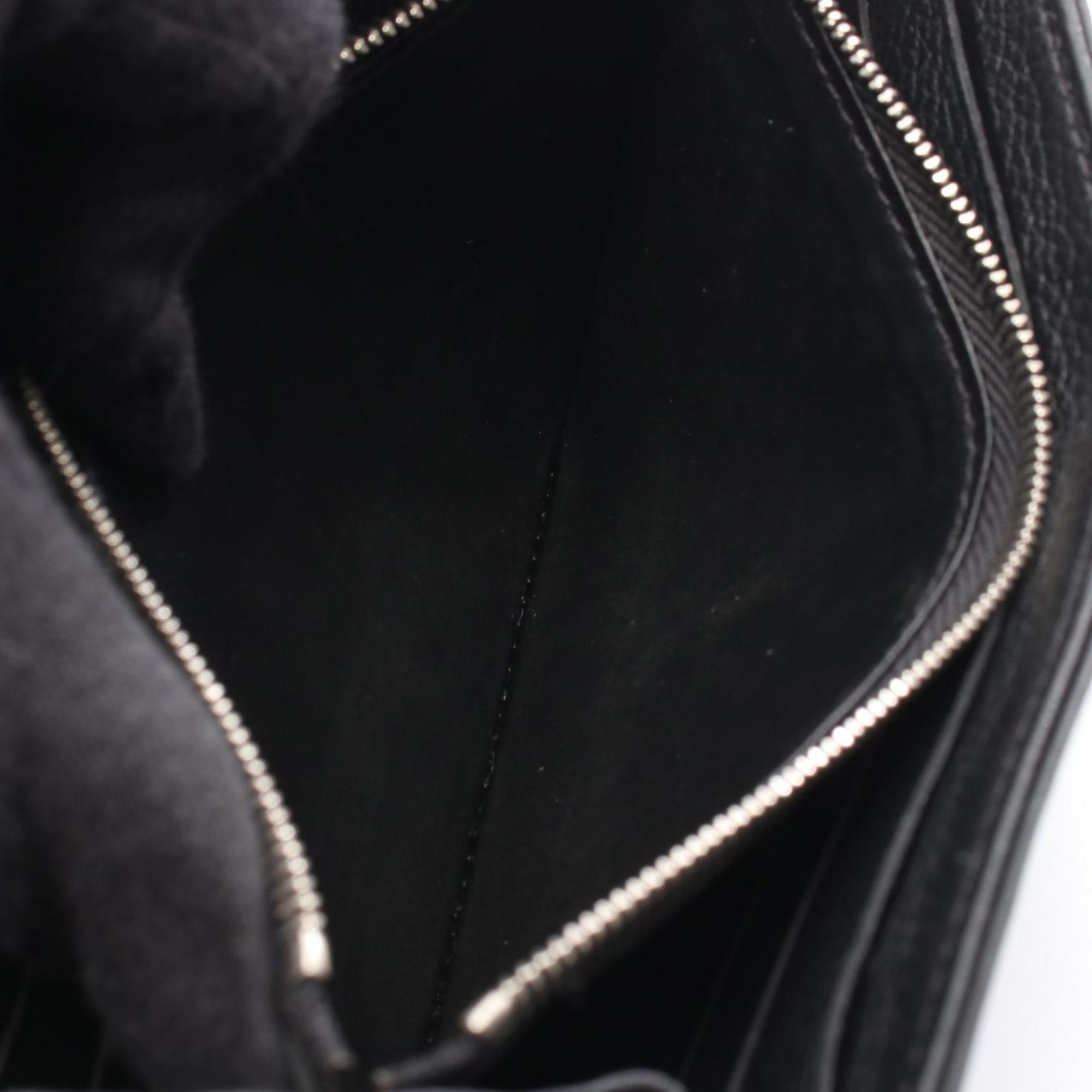 Louis Vuitton Black Noir Mahina Leather Leather Long Wallet (Bi-Fold) (Pre-Owned)