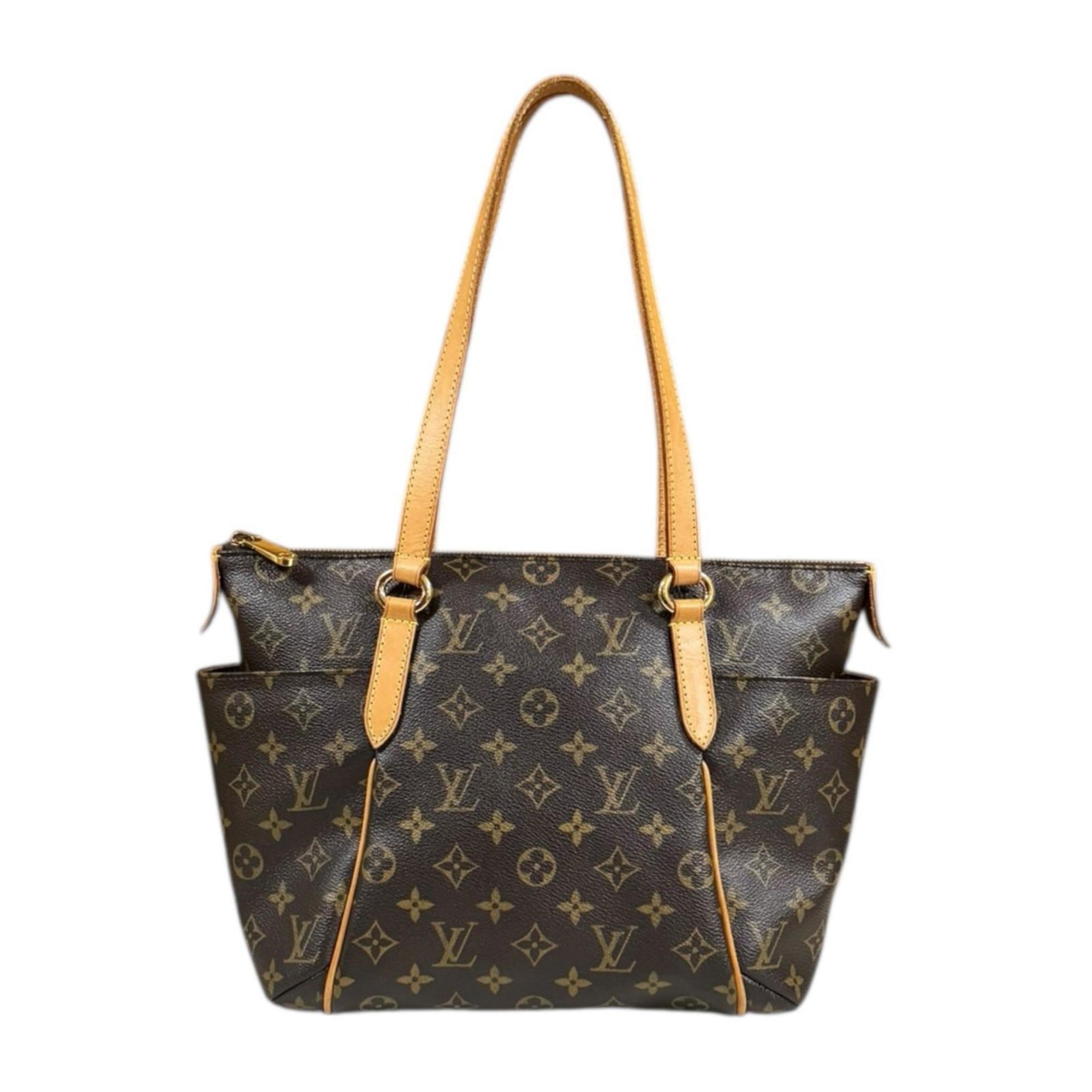 Louis Vuitton Brown Monogram Canvas Tote Bag (Pre-Owned)