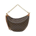Louis Vuitton Marron Coated Canvas Shoulder Bag (Pre-Owned)