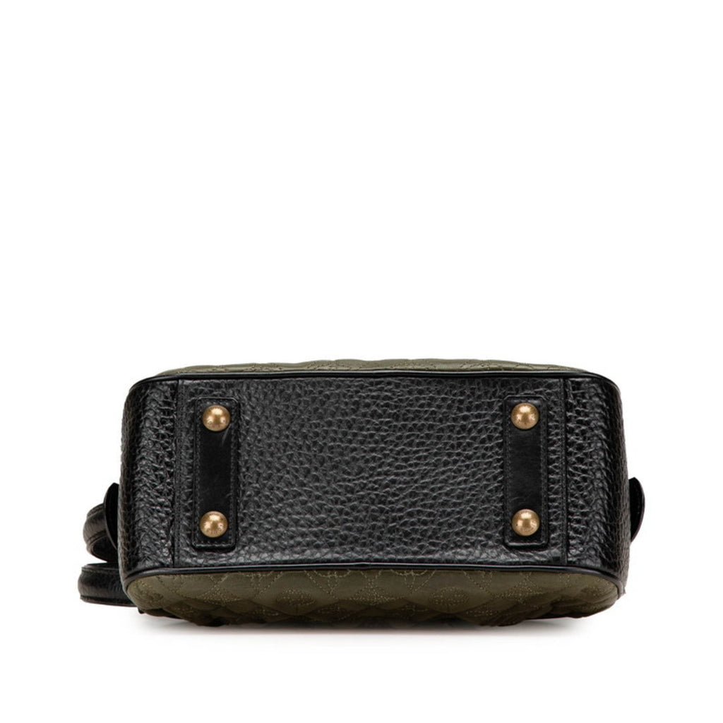Louis Vuitton Black Khaki Noir Leather Handbag Shoulder Bag (Pre-Owned)
