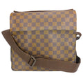 Louis Vuitton Brown Damier Canvas Ebene Damier Canvas Leather Shoulder Bag (Pre-Owned)