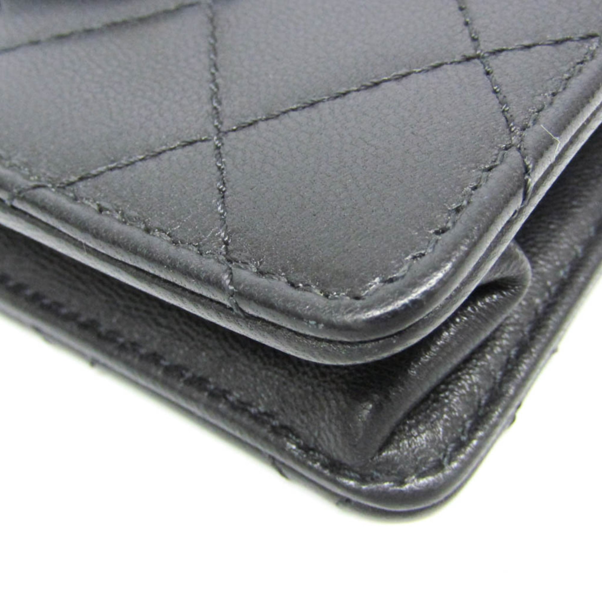 Chic Pearls Flap Bag Quilted Lambskin Mini