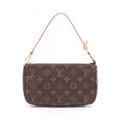Louis Vuitton Brown Monogram Coated Canvas Leather Handbag (Pre-Owned)