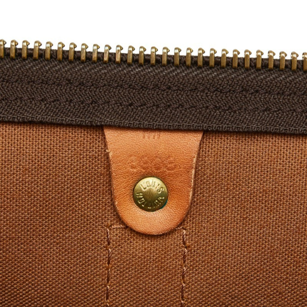Louis Vuitton Brown Pvc Leather Boston Bag (Pre-Owned)