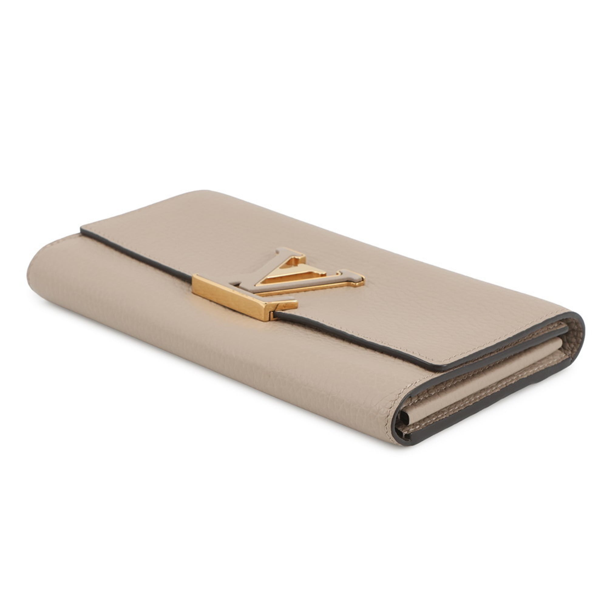 Louis Vuitton Galle Leather Long Wallet (Bi-Fold) (Pre-Owned)