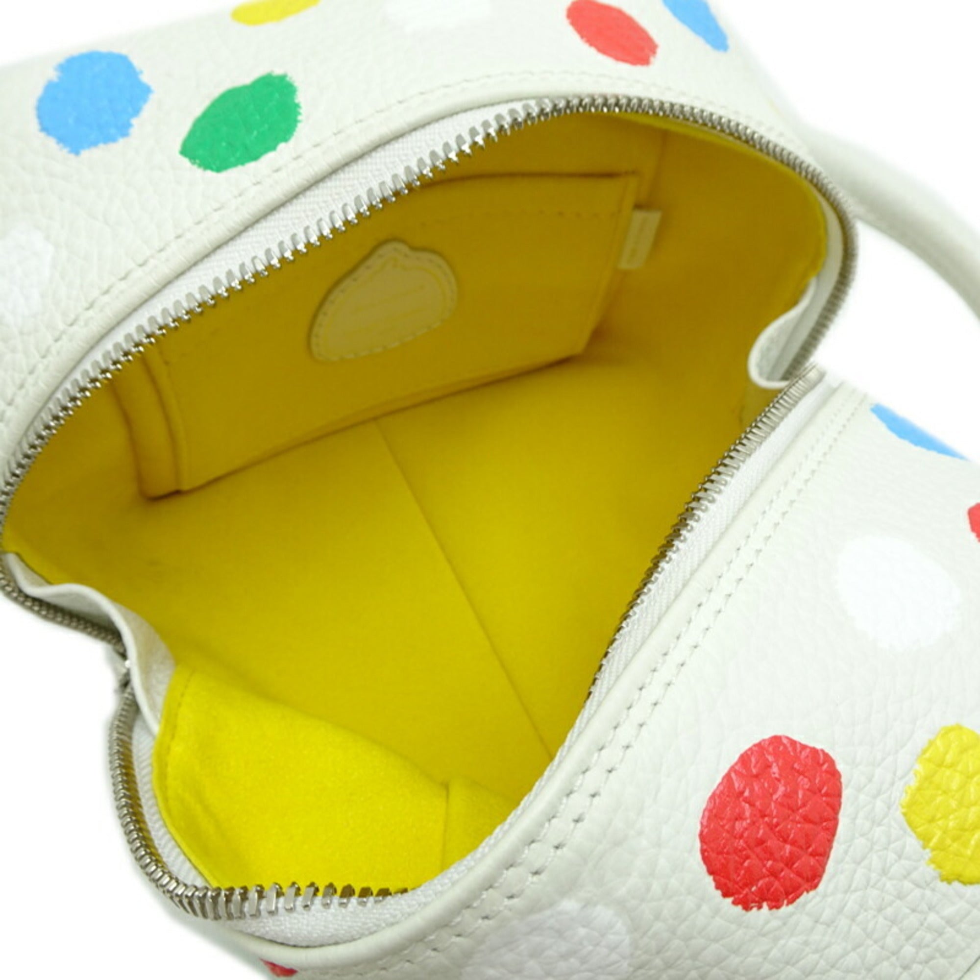 Louis Vuitton Multi-Color White Leather Shoulder Bag (Pre-Owned)