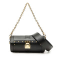 Louis Vuitton Black Noir Leather Handbag Shoulder Bag (Pre-Owned)