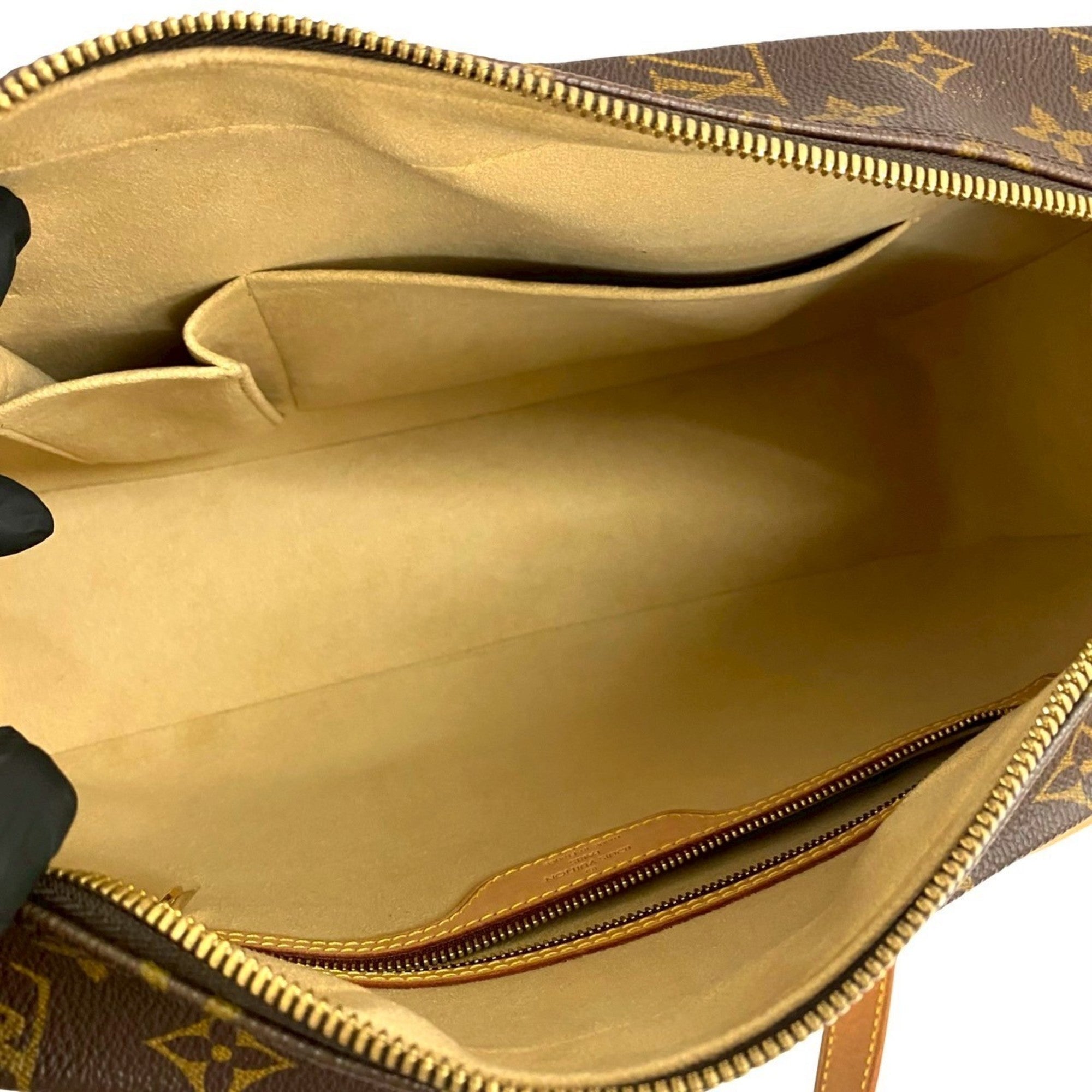 Louis Vuitton Brown Leather Pvc Boston Bag Shoulder Bag (Pre-Owned)