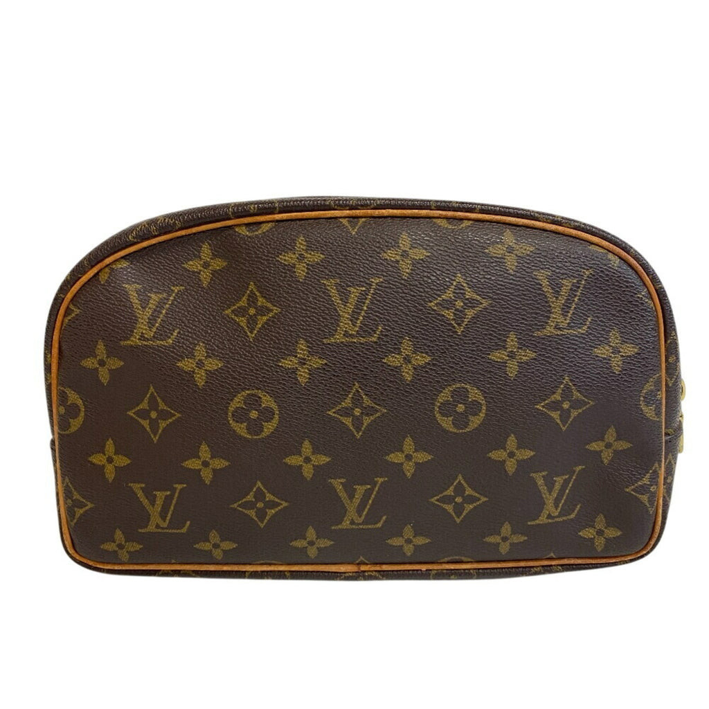 Louis Vuitton Brown Leather Clutch Bag Pouch (Pre-Owned)