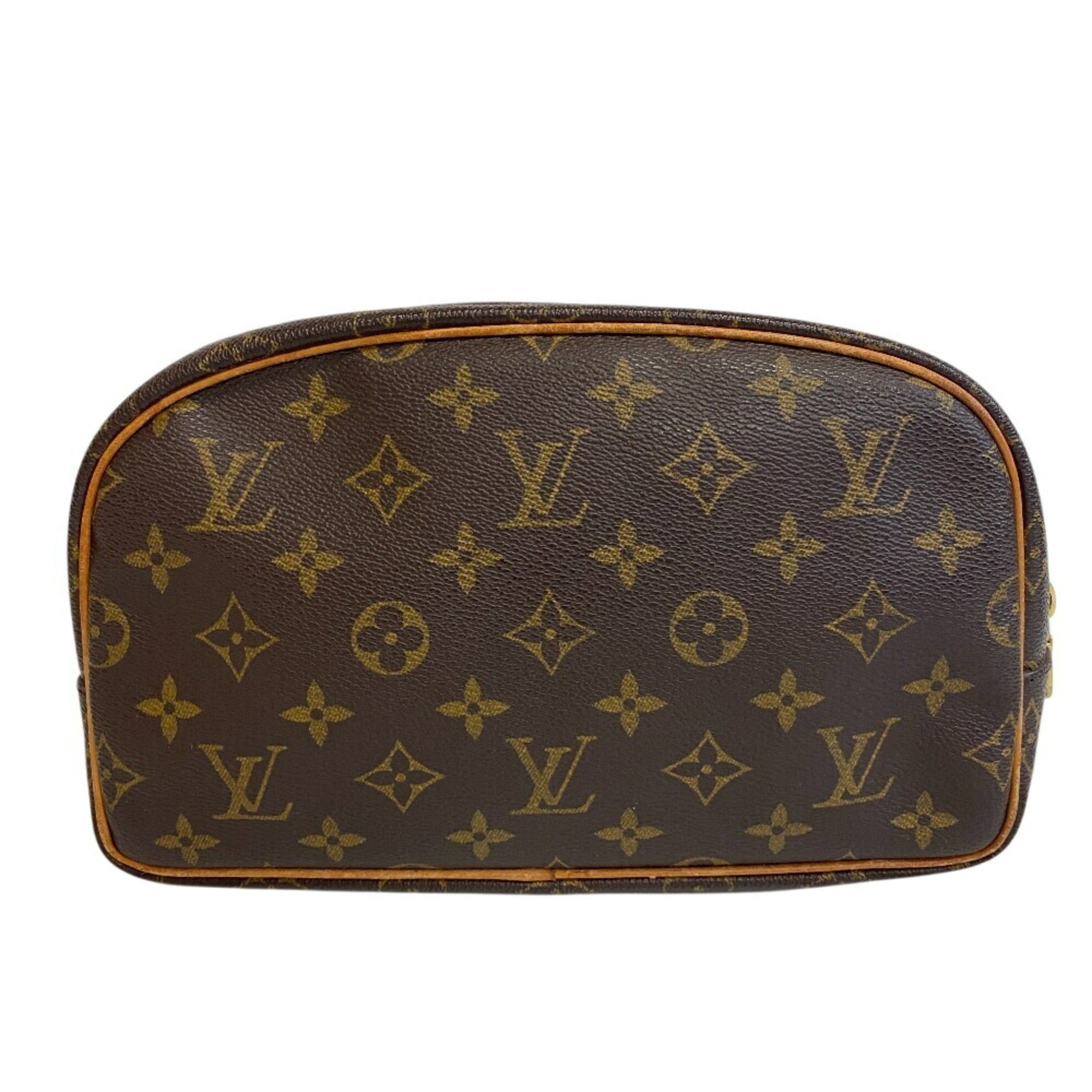 Louis Vuitton Brown Leather Clutch Bag Pouch (Pre-Owned)