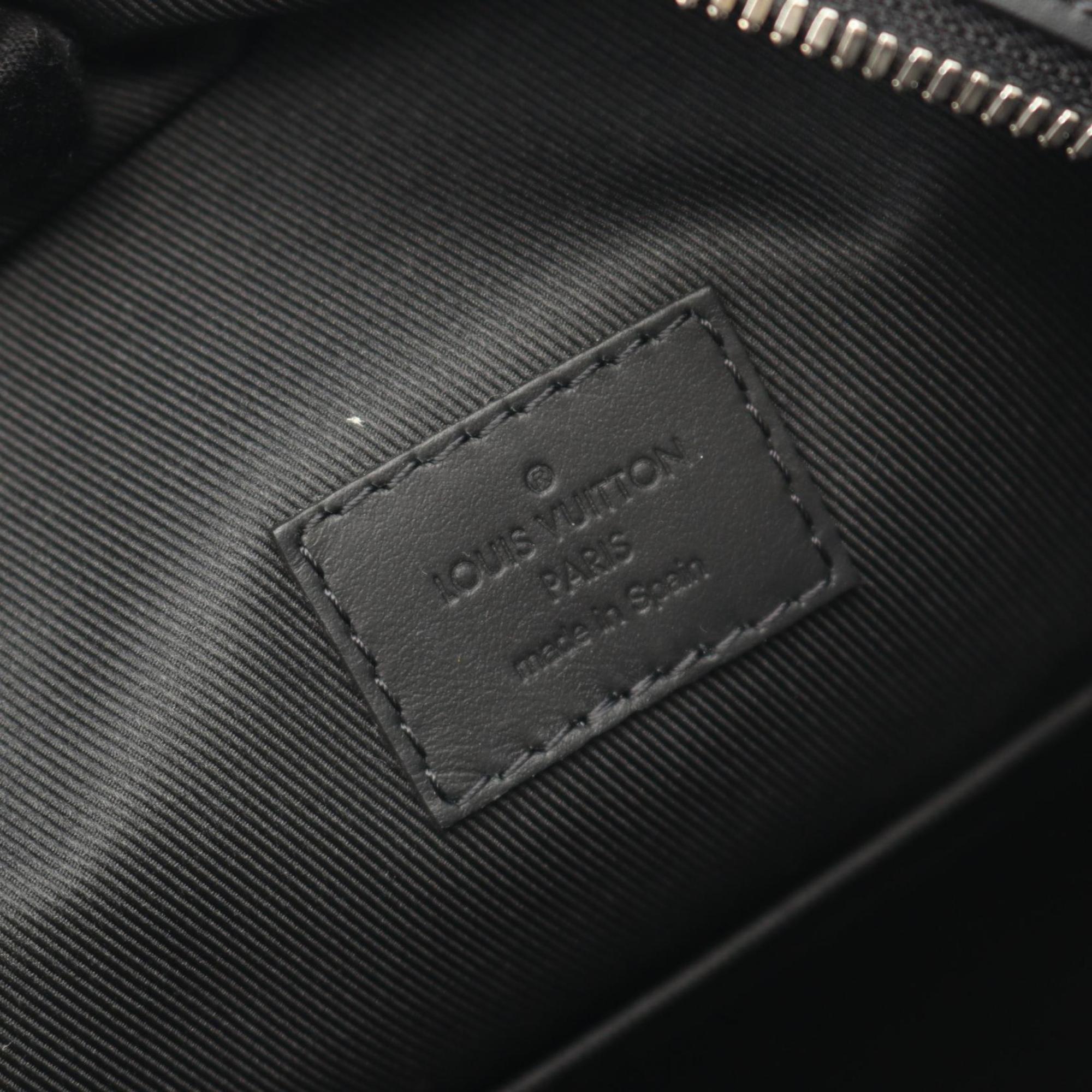 Louis Vuitton Monogram Macassar Black Brown Monogram Macassar Coated Canvas Backpack (Pre-Owned)