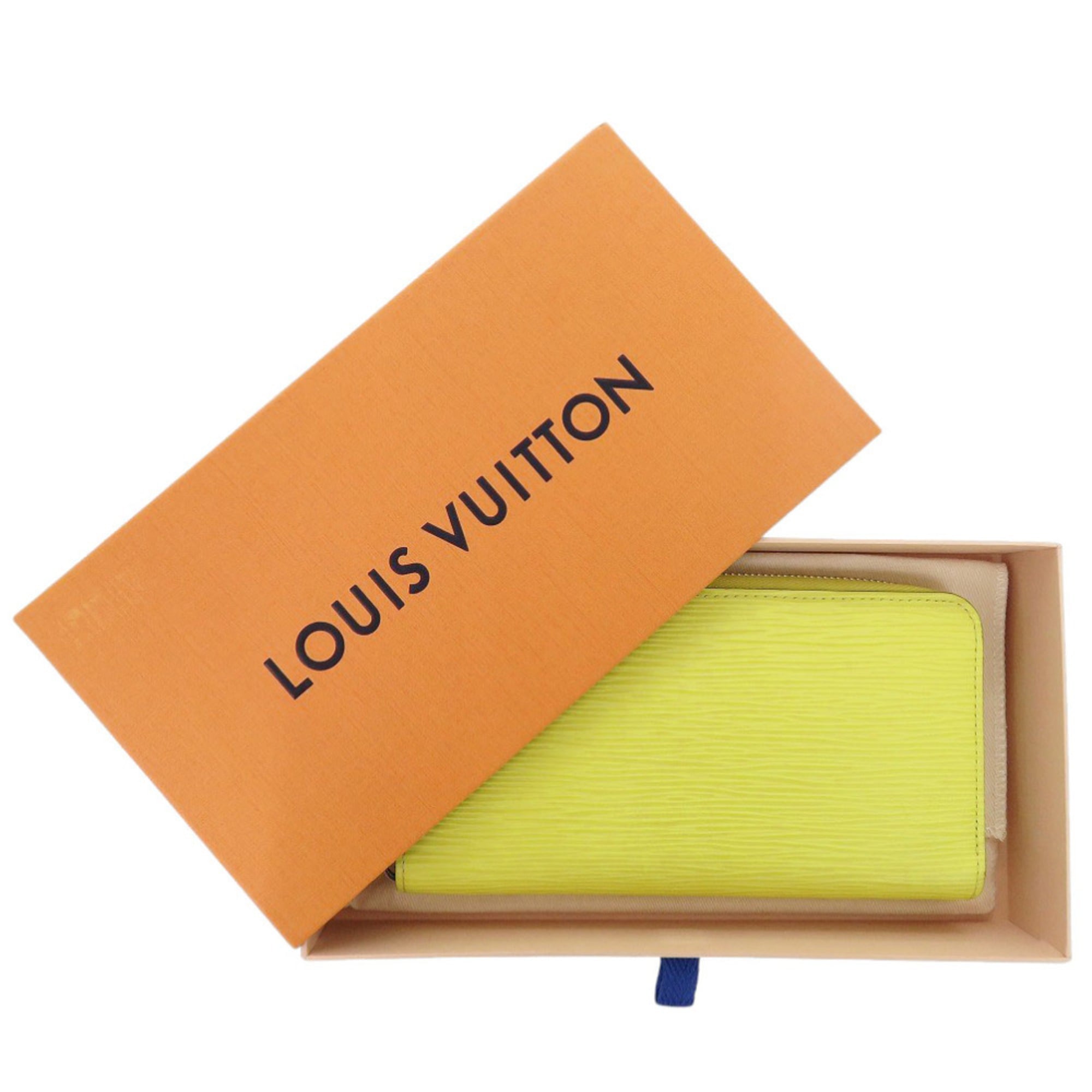 Louis Vuitton Yellow Epi Leather Long Wallet (Bi-Fold) (Pre-Owned)