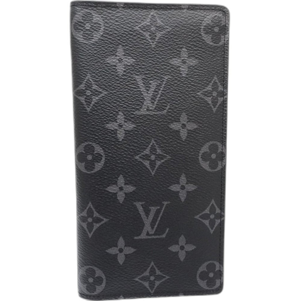 Louis Vuitton Black Monogram Eclipse Monogram Eclipse Long Wallet (Bi-Fold) (Pre-Owned)