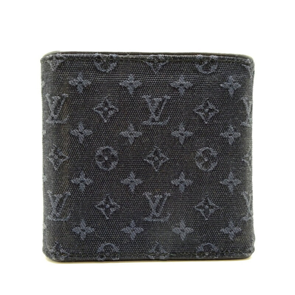 Louis Vuitton Monogram Mini Galle Monogram Navy Monogram Mini Wallet (Tri-Fold) (Pre-Owned)