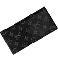 Louis Vuitton Black Monogram Eclipse Monogram Eclipse Long Wallet (Bi-Fold) (Pre-Owned)