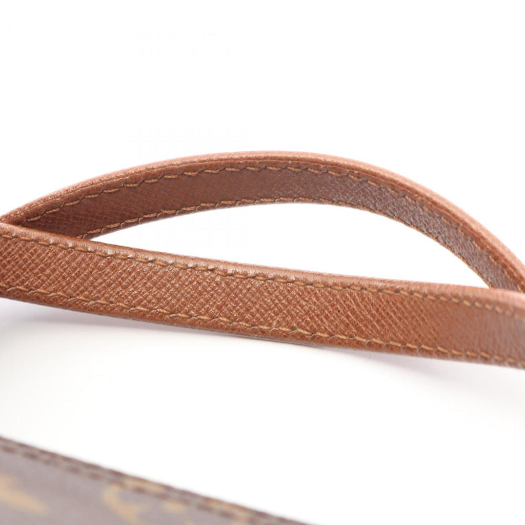 Louis Vuitton Brown Monogram Coated Canvas Leather Handbag (Pre-Owned)
