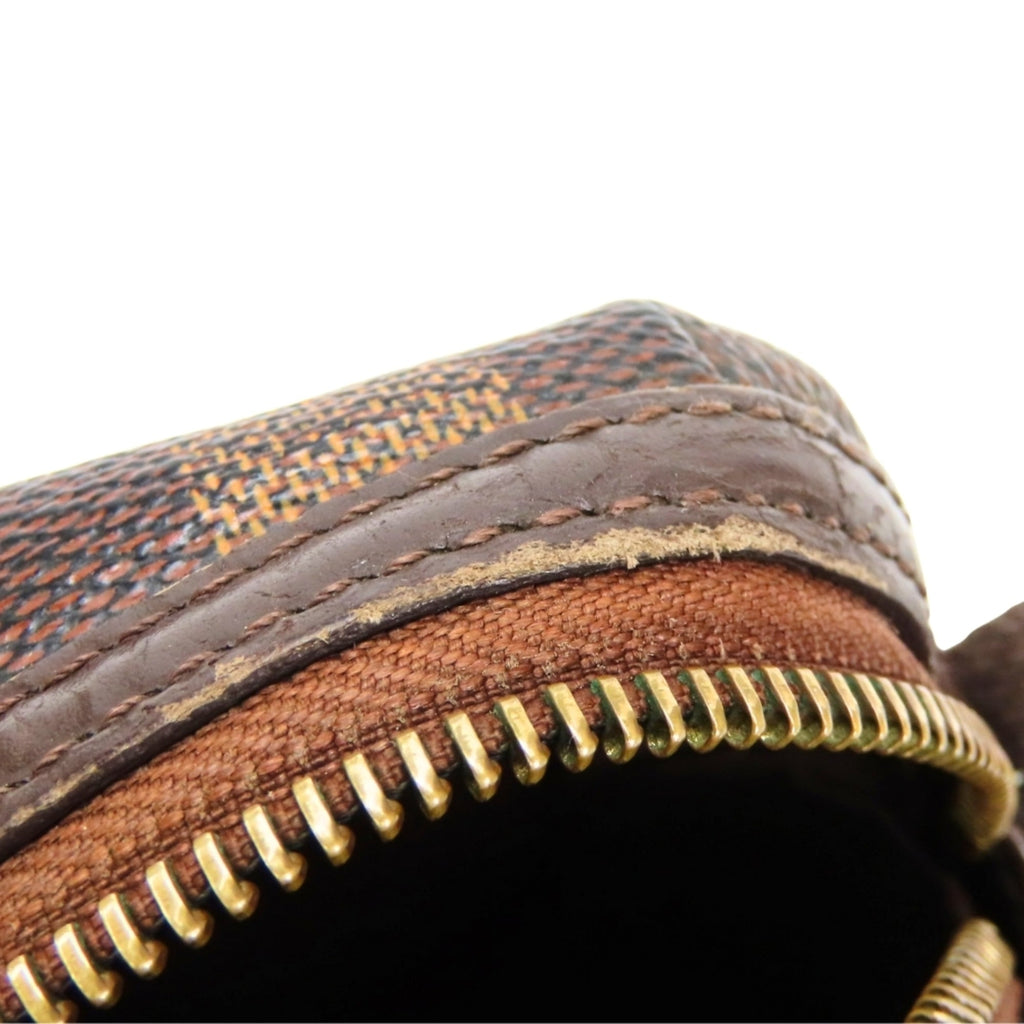 Louis Vuitton Damier Brown Damier Canvas Ebene Damier Canvas Leather Shoulder Bag (Pre-Owned)