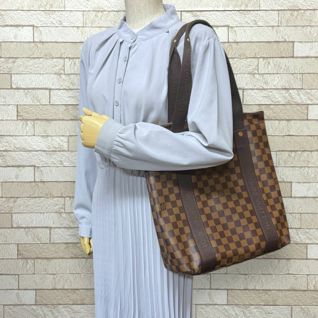 Louis Vuitton Brown Damier Canvas Damier Canvas Tote Bag (Pre-Owned)
