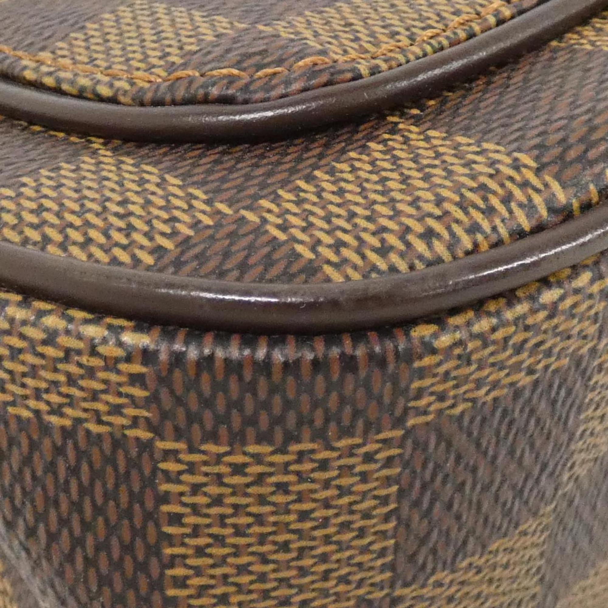 Louis Vuitton Damier Damier Canvas Ebene Damier Canvas Shoulder Bag (Pre-Owned)