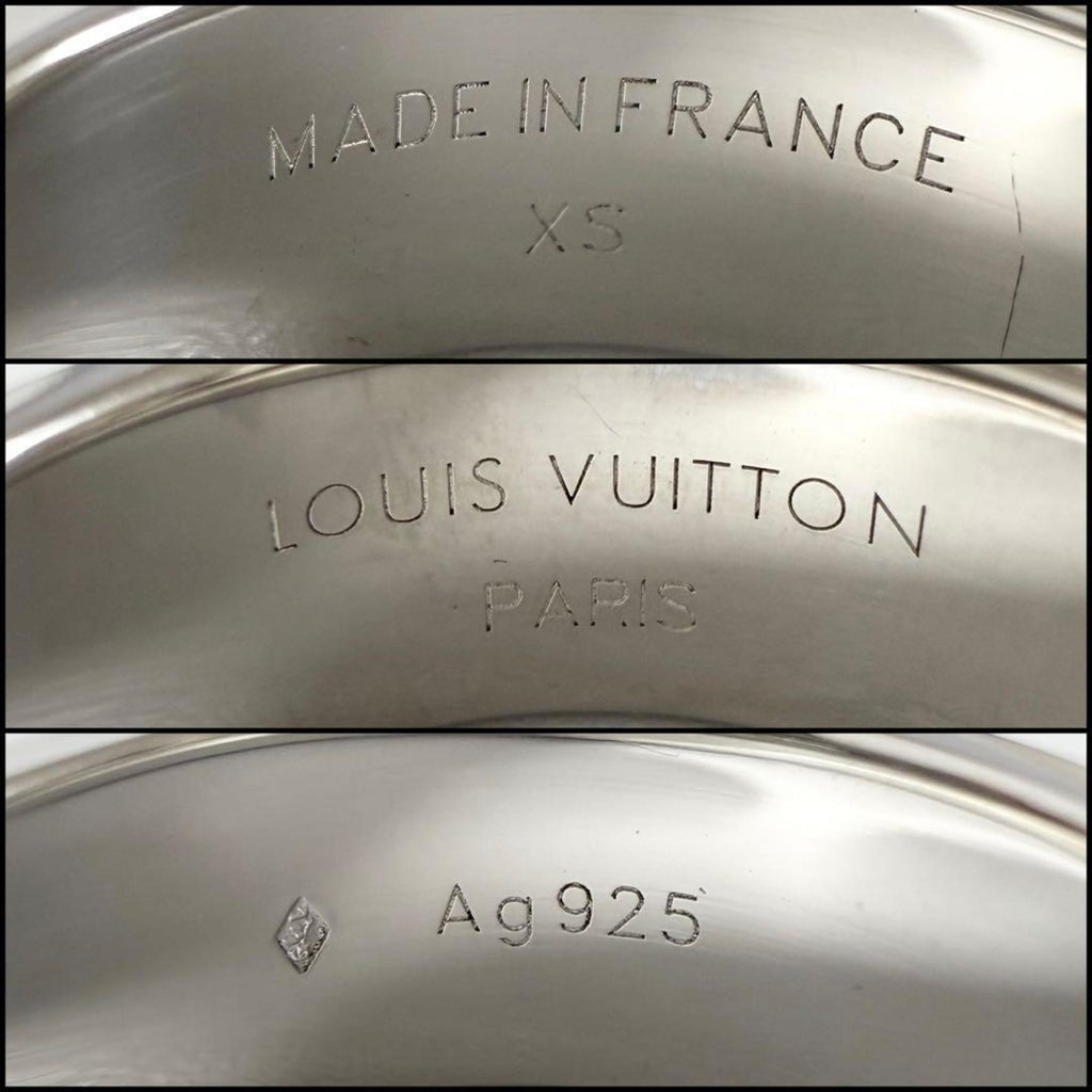 Louis Vuitton Silver 925 Band Ring (Pre-Owned)