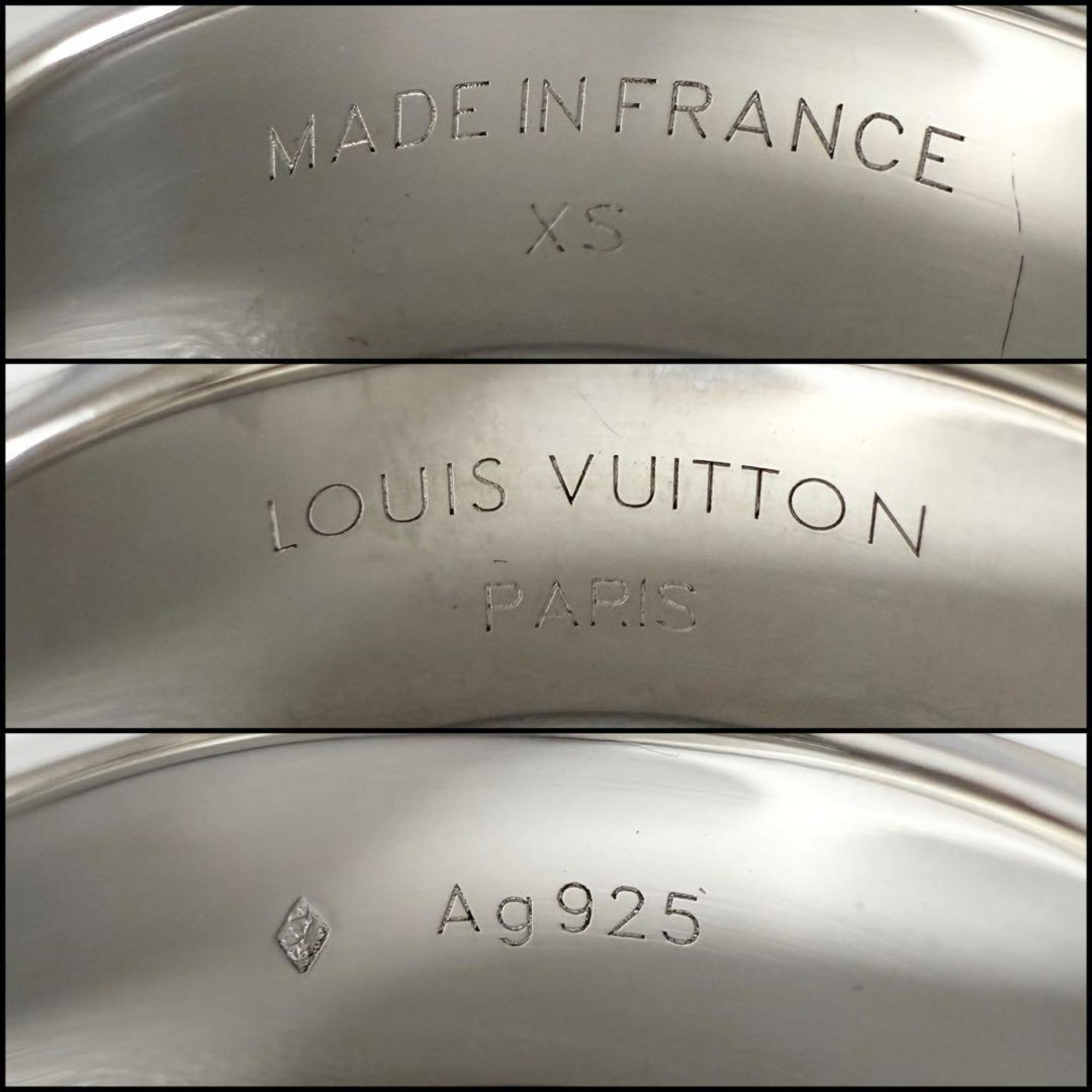 Louis Vuitton Silver 925 Band Ring (Pre-Owned)