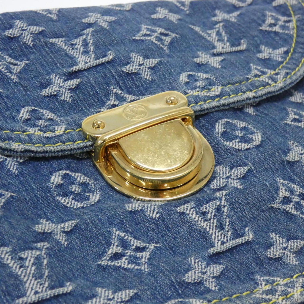 Louis Vuitton Blue Denim Handbag (Pre-Owned)