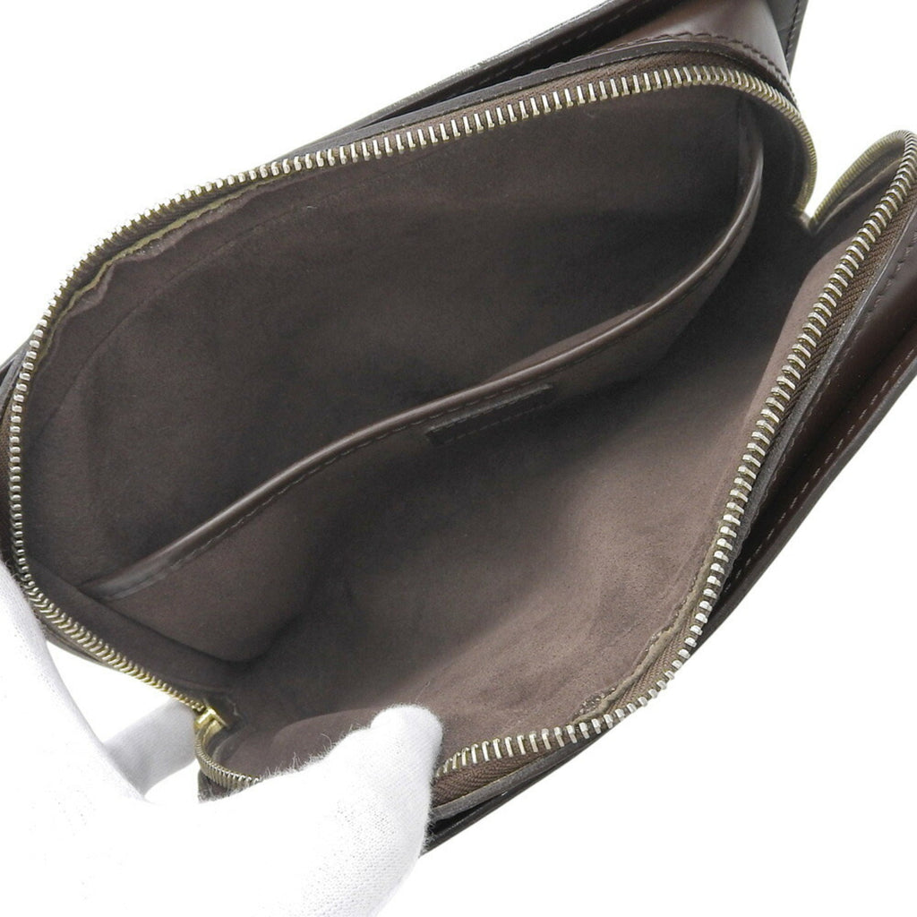 Louis Vuitton Damier Damier Canvas Ebene Pvc Clutch Bag (Pre-Owned)