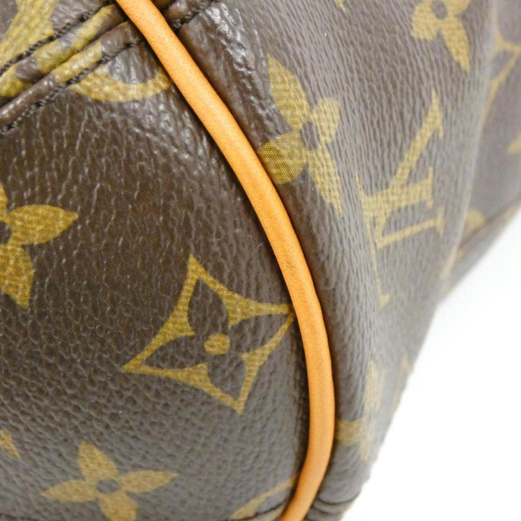 Louis Vuitton Monogram Marron Coated Canvas Handbag Shoulder Bag (Pre-Owned)