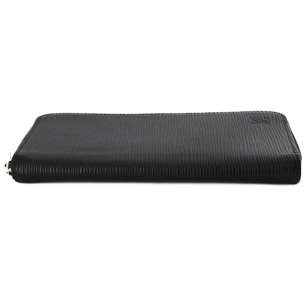 Louis Vuitton Epi Noir Epi Leather Long Wallet (Bi-Fold) (Pre-Owned)