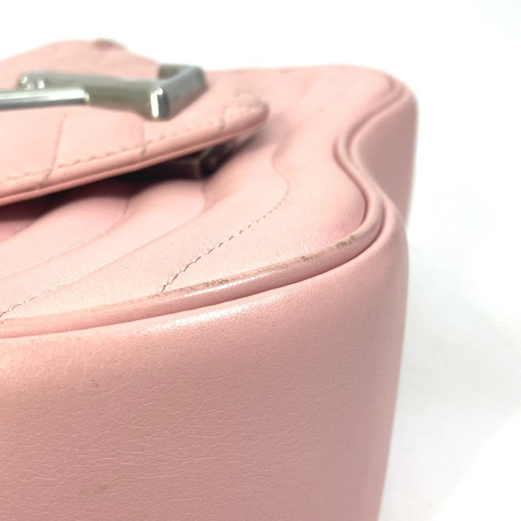 Louis Vuitton Pink Leather Handbag Shoulder Bag (Pre-Owned)