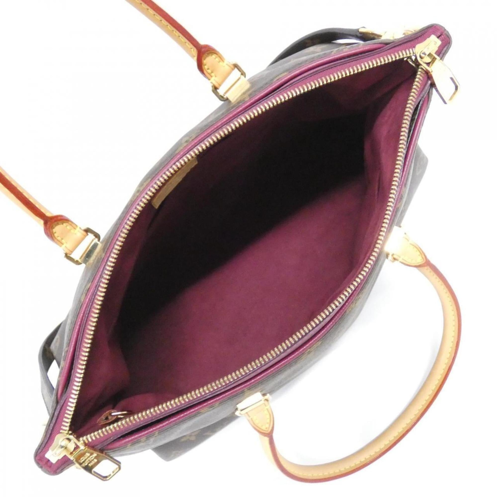 Louis Vuitton Monogram Aurore Marron Coated Canvas Handbag (Pre-Owned)