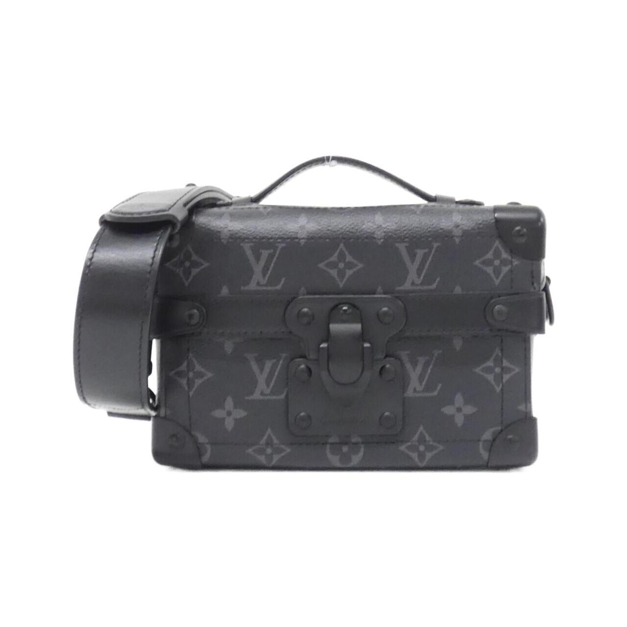 Louis Vuitton Black Coated Canvas Shoulder Bag (Pre-Owned)