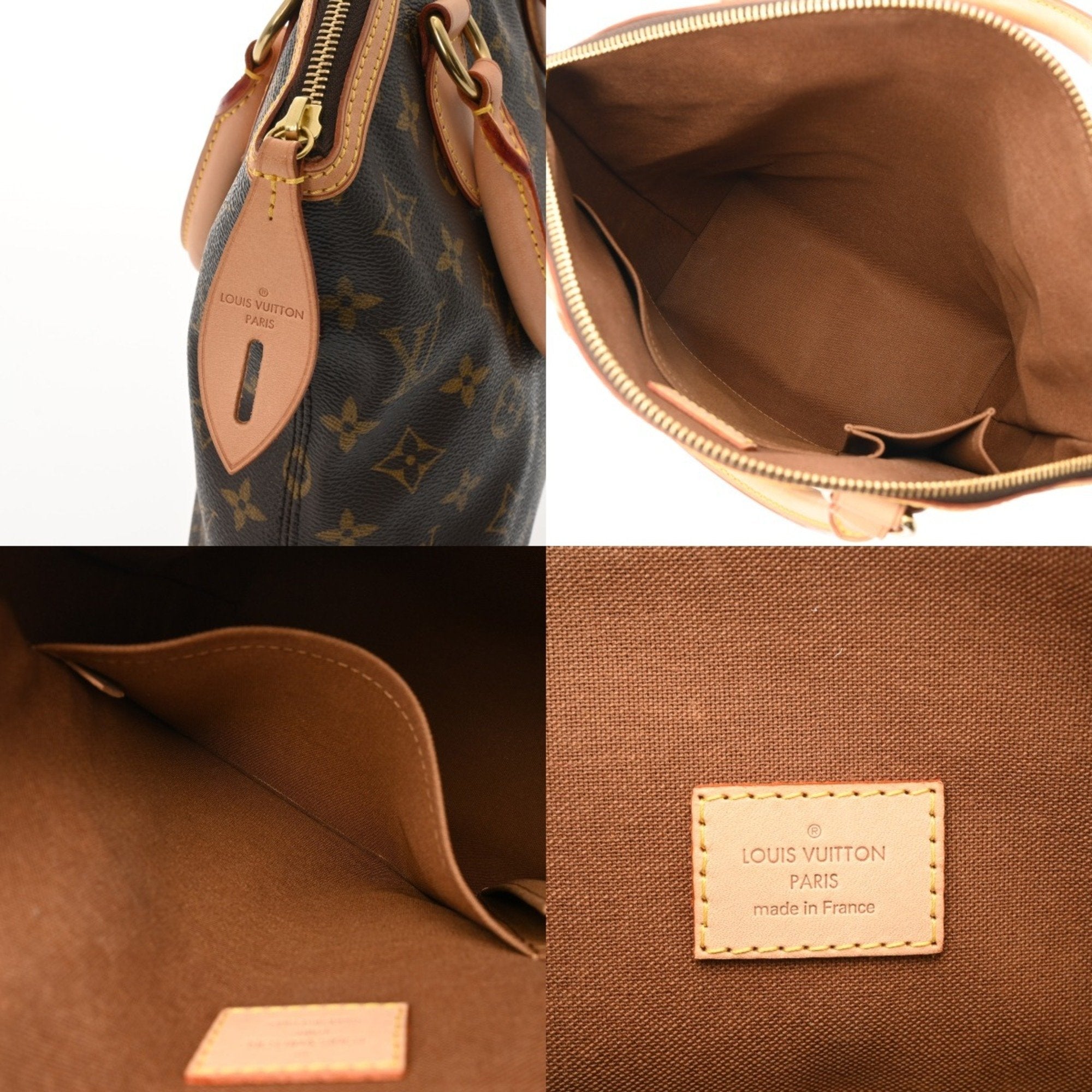 Louis Vuitton Brown Monogram Canvas Handbag (Pre-Owned)