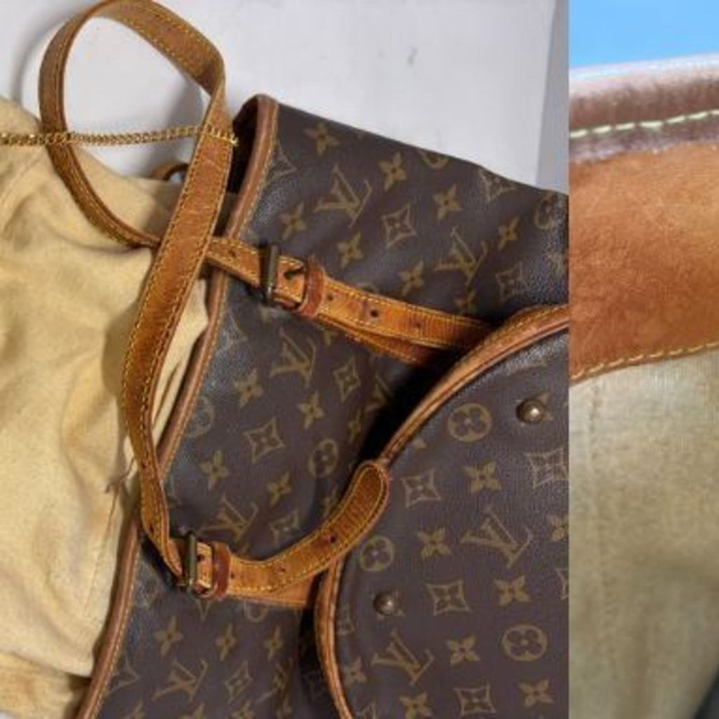 Louis Vuitton Brown Pvc Leather Shoulder Bag (Pre-Owned)