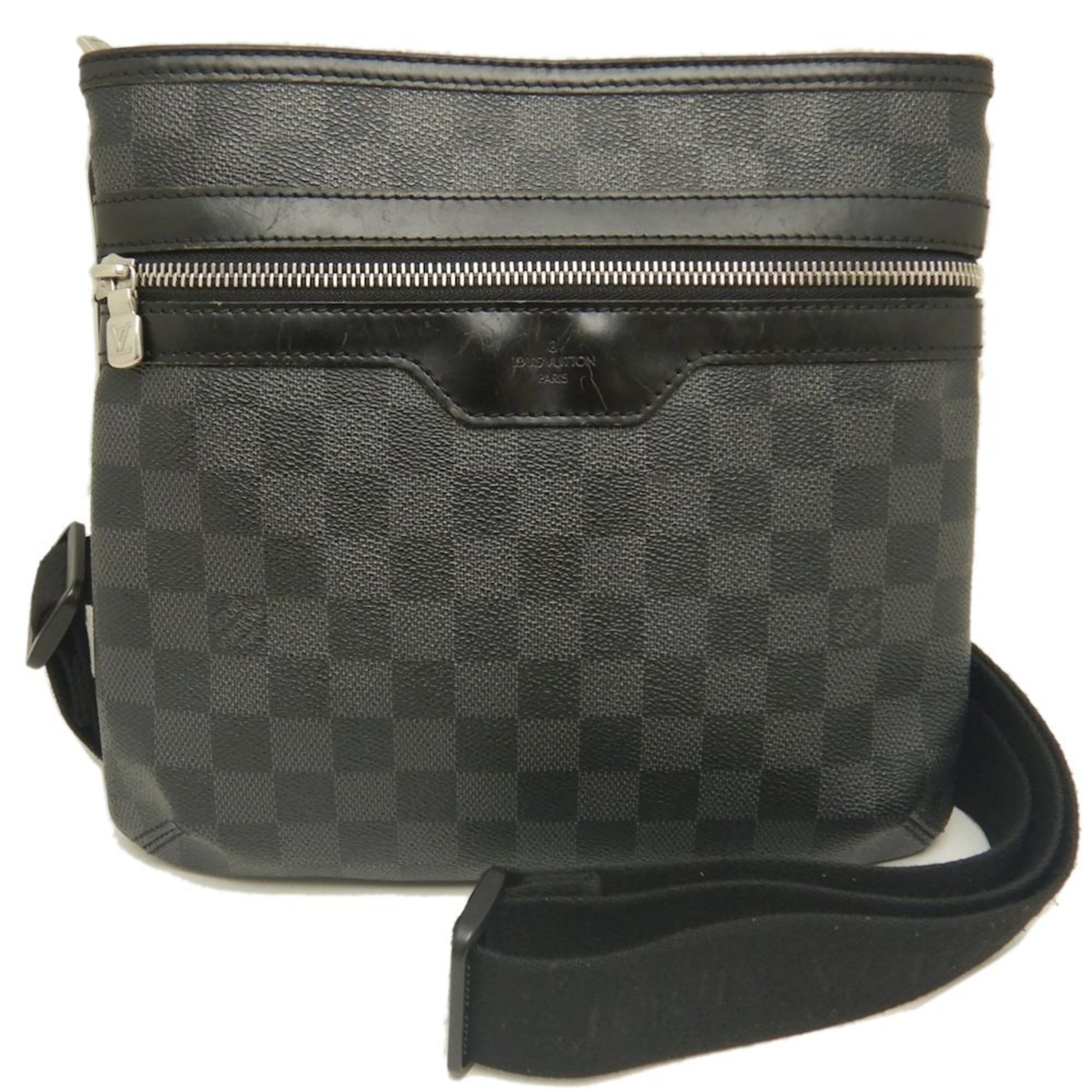 Louis Vuitton Noir Pvc Shoulder Bag (Pre-Owned)