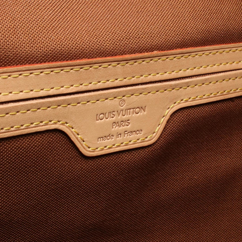 Louis Vuitton Brown Monogram Coated Canvas Leather Backpack (Pre-Owned)