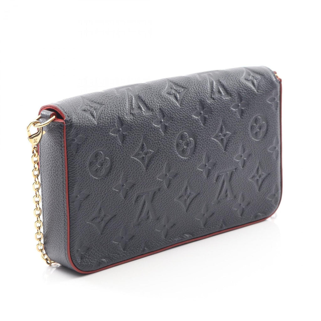 Louis Vuitton Marine Rouge Navy Red Color Monogram Empreinte Pochette Shoulder Bag (Pre-Owned)