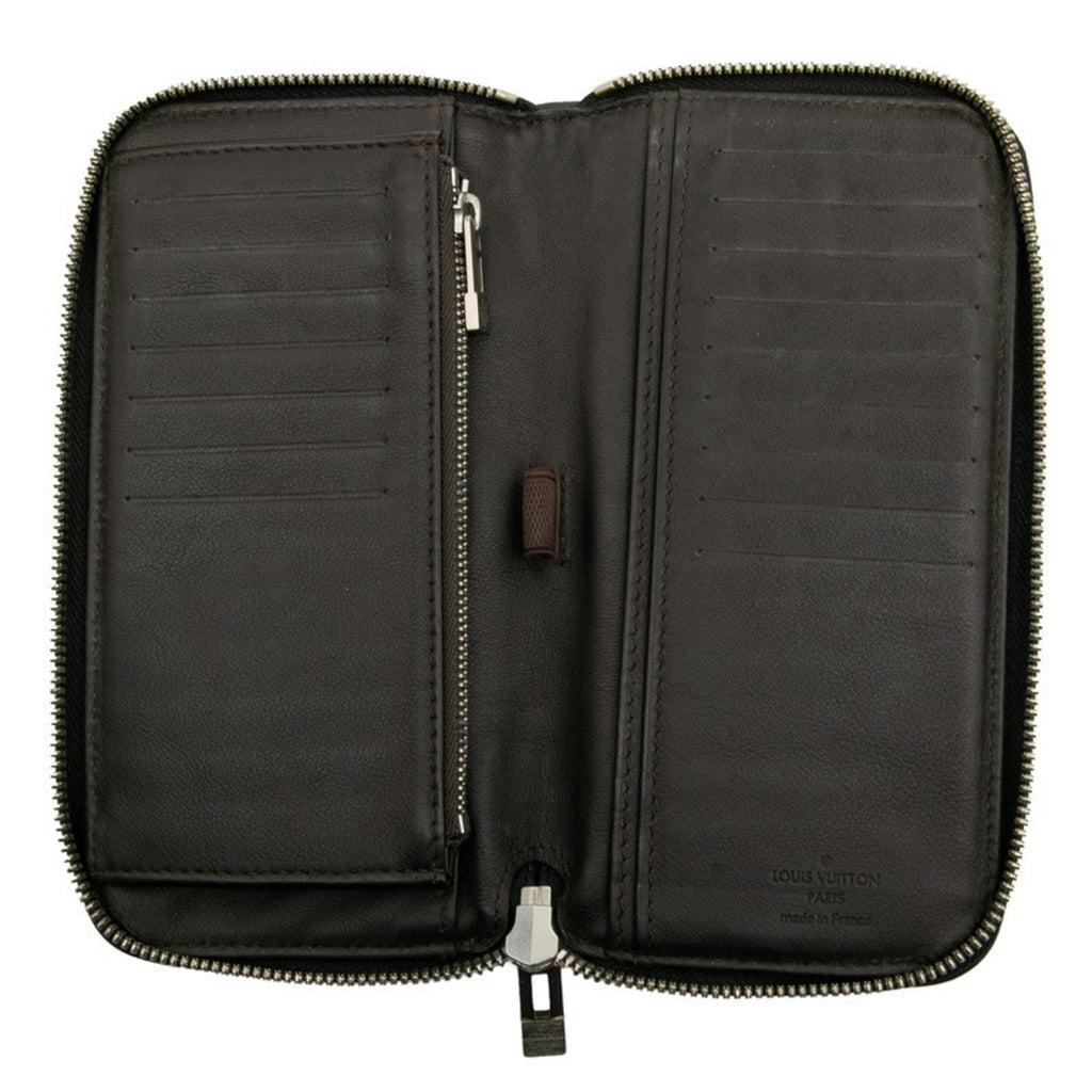 Louis Vuitton Damier Geant Black Noir Canvas Leather Long Wallet (Bi-Fold) (Pre-Owned)