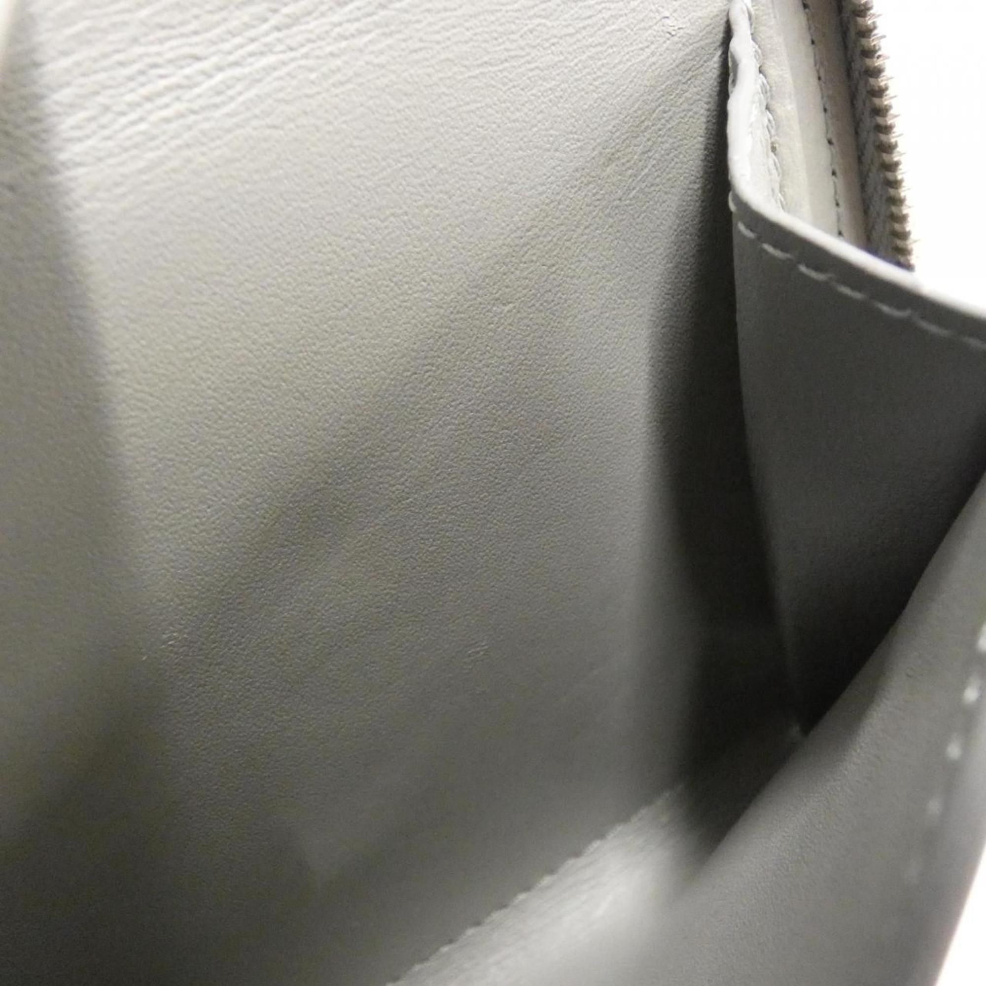 Louis Vuitton Metallic Gray Leather Wallet (Bi-Fold) (Pre-Owned)