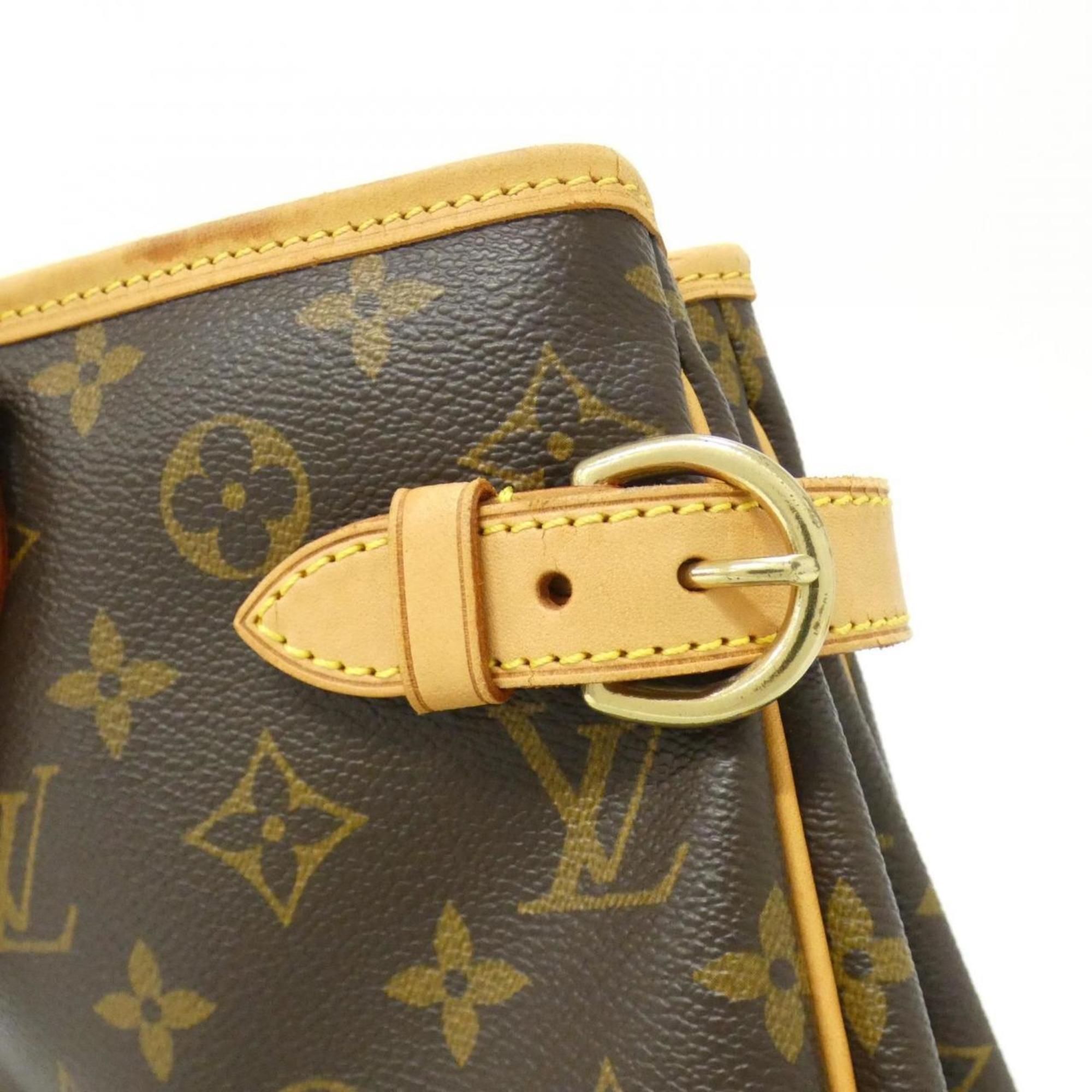 Louis Vuitton Marron Monogram Coated Canvas Handbag (Pre-Owned)