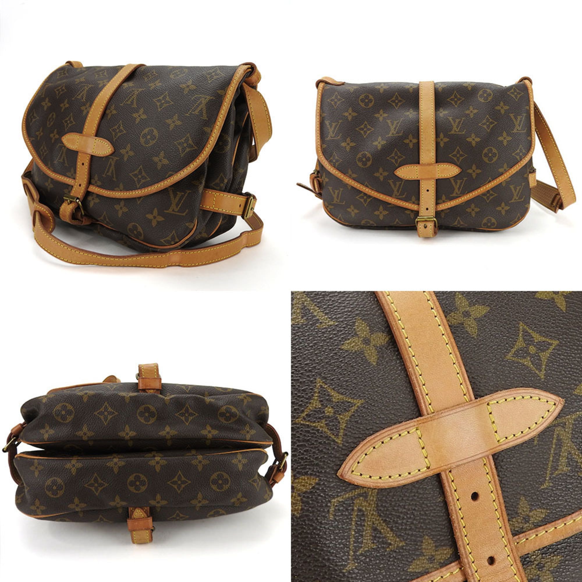 Louis Vuitton Monogram Brown Monogram Shoulder Bag (Pre-Owned)