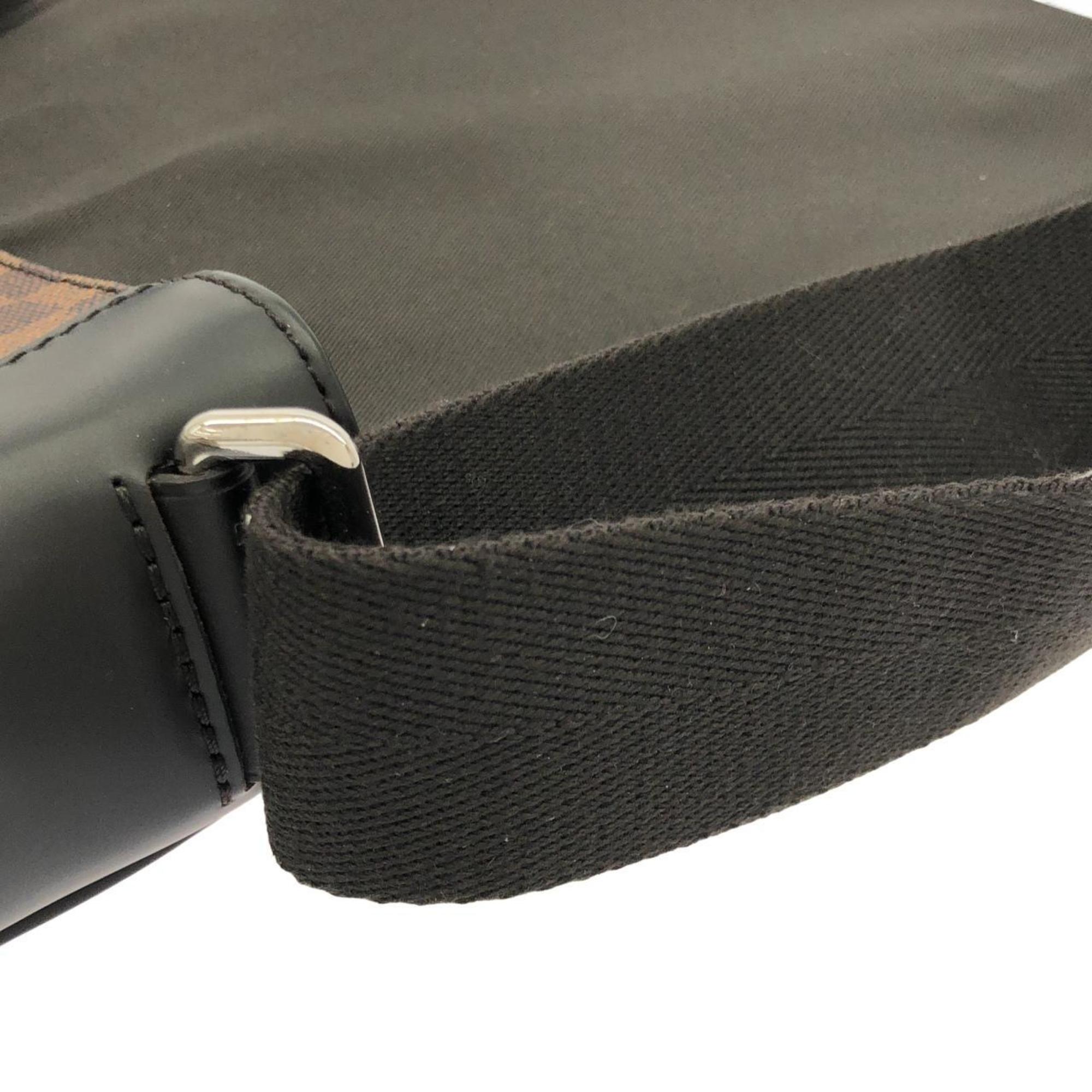Louis Vuitton Ebene Coated Canvas Shoulder Bag (Pre-Owned)