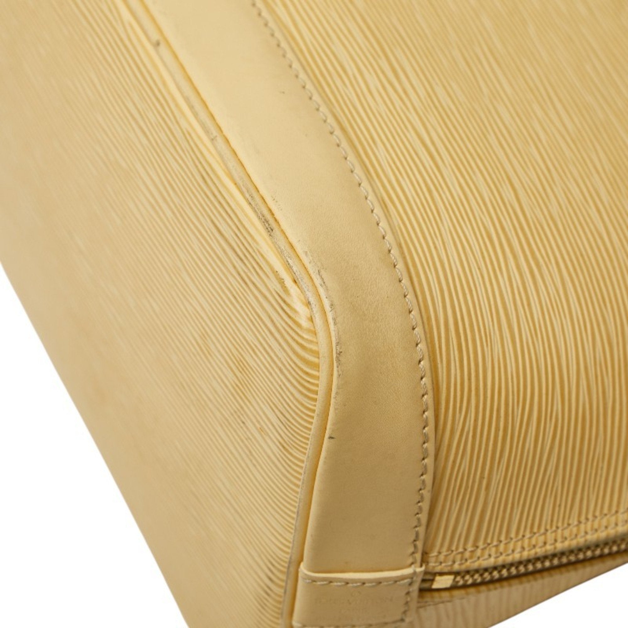 Louis Vuitton Yellow Leather Handbag (Pre-Owned)